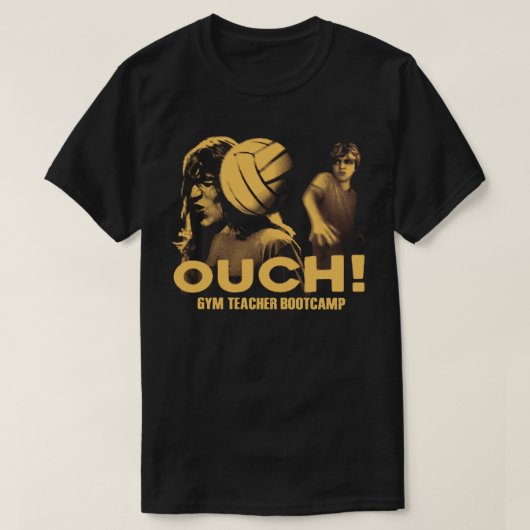 ジムの先生ブートキャンプ OUCH! Tシャツ (デザイン正面)