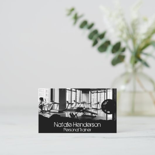 ジムの場所 |破れたエフェクト名刺 名刺 (スタンド正面)