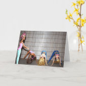 ジムの女の子に会え。 カード (黄色い花)