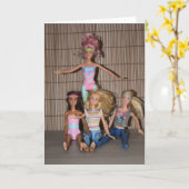 ジムの女の子に会え。 カード (黄色い花)