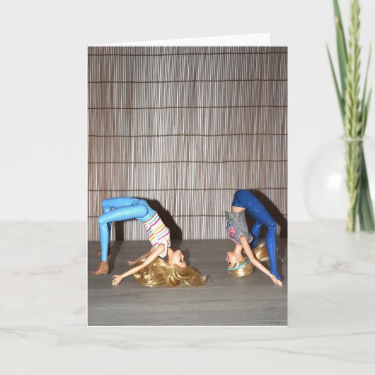 ジムの女の子に会え。 カード (正面)