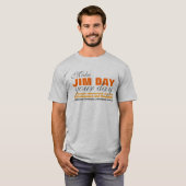 ジムの日をあなたの日にしよう Tシャツ (正面フル)