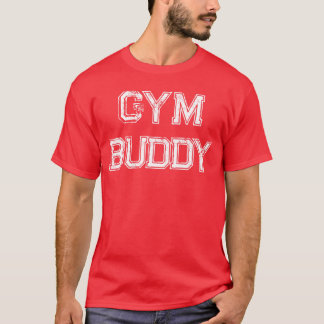 ジムの相棒の男の子 楽しいレトロデザイン Tシャツ