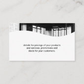 ジムの背景 名刺 (裏面)