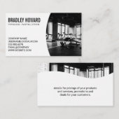 ジムの背景 名刺 (正面/裏面)