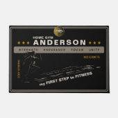 ジムの装飾、個々のtouch ドアマット (正面)