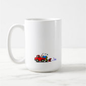 ジムの車のなコーヒー・マグ コーヒーマグカップ (左)