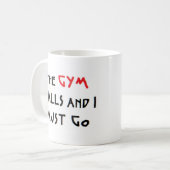 ジムはコーヒーマグを呼ぶ コーヒーマグカップ (正面左)