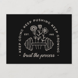 ジムはプロセスを信頼し保ている ポストカード