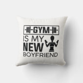 ジムは私の新しいボーイフレンド クッション (裏面)