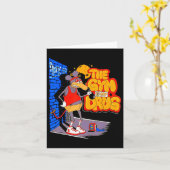 ジムは私の薬物重量挙げおもしろいボディビル カード (黄色い花)