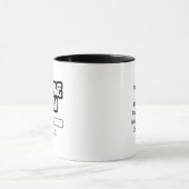 ジムへのアップロードに失敗しました 楽しいフィットネス ユーモア マグカップ (中央)