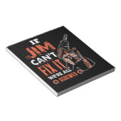 ジムもしは、我々は皆、お父さん日に、それを修正することができない ノートパッド (アングル)