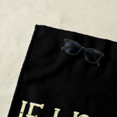 ジムもし私はリフティング重いおもしろいトレーニングフィットネス ビーチタオル (インサイチュ)