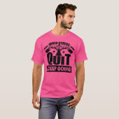 ジムやめる宣言 スポーツギフト Tシャツ (正面フル)