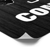 ジムやる気を起こさせるトレーニングフィットネス引用文 ポスター (角)