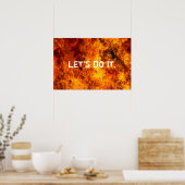 ジムやる気を起こさせる引用文やろう ポスター (キッチン)