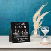 ジムやる気を起こさせる飾り フォトプラーク (インサイチュ)