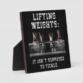 ジムやる気を起こさせる飾り フォトプラーク (正面)