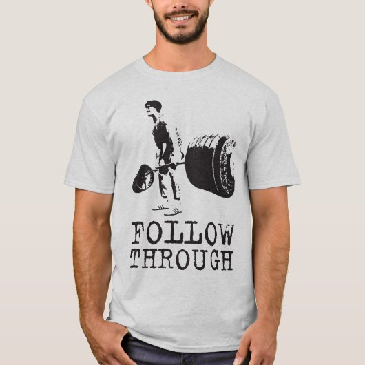 ジムやる気を起こさせる Tシャツ (正面)