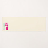 ジムアンドトニック引用文アート ヨガマット (正面(横))