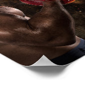 ジムアートワークトレーニングトレーニングモチベーション引用文 ポスター (角)