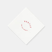 ジムインストラクターフィットネスコーチハッスルフォーザムスク スタンダードカクテルナプキン (角)