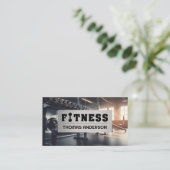 ジムインテリア | ダンベル | トレッドミル 名刺 (スタンド正面)