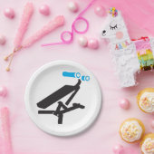 ジムエクササイズ機器アイコン ペーパープレート (パーティー)