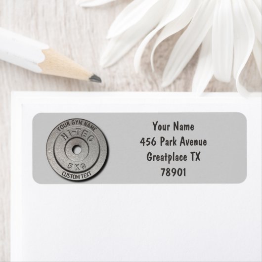 ジムオーナーまたはユーザーフィットネスグレイおもしろいエディション ラベル (インサイチュ)