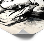 ジムガールやる気を起こさせるマッスル、美しい女性 ポスター (角)