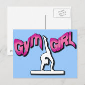 ジムガールアパレル ポストカード (正面/裏面)