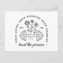 ジムガール美学やる気を起こさせる引用文 ポストカード