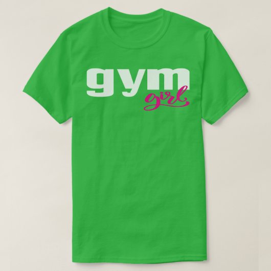 ジムガール Tシャツ (デザイン正面)