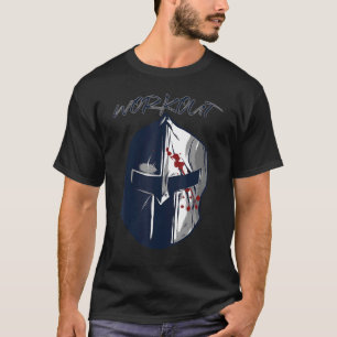 ジムグラディエータスパルタトレーニングスパルタンスヘルメットグレック Tシャツ