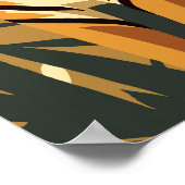 ジムコルベットナショナルパークインドヴィンテージ ポスター (角)