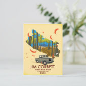 ジムコルベットナショナルパークウッタラクランド州 ポストカード (スタンド正面)