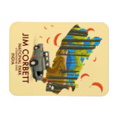 ジムコルベットナショナルパークウッタラクランド州 マグネット (横)