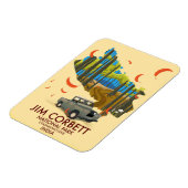 ジムコルベットナショナルパークウッタラクランド州 マグネット (左側)