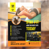 ジムサービスカスタムウィンドウの固定 ウィンドウサイン (シート2)