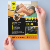 ジムサービスカスタムチラシ チラシ (手)