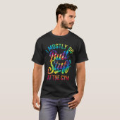 ジムジョークTシャツタイダイ染め 主にヒップを鍛える Tシャツ (正面フル)