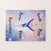 ジムスターピンクストライプ色の、ブルーアイズ、ブルーダズルレオ ジグソーパズル (横)