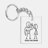 ジムスティックフィギュア キーホルダー (正面左)