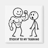 ジムスティックフィギュア マグネット (正面)