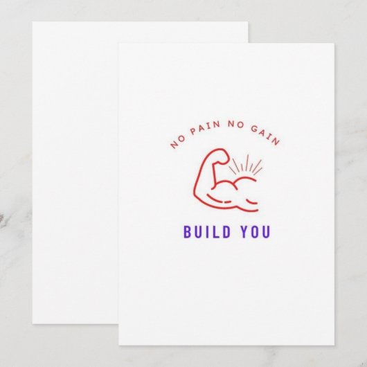 ジムセンター  招待状 (正面/裏面)