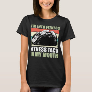 ジムタコI M Into My Mouthフィットネスタコ9 Tシャツ