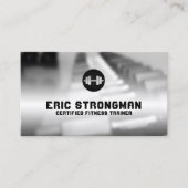 ジムダンベルインスパイアビジネスカード 名刺 (正面)