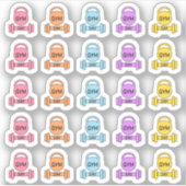 ジムデイフィットネストレーニングエクササイズ武城プランナー シール (正面)