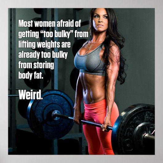 ジムトレーニングやる気を起こさせるポスター ポスター (正面)